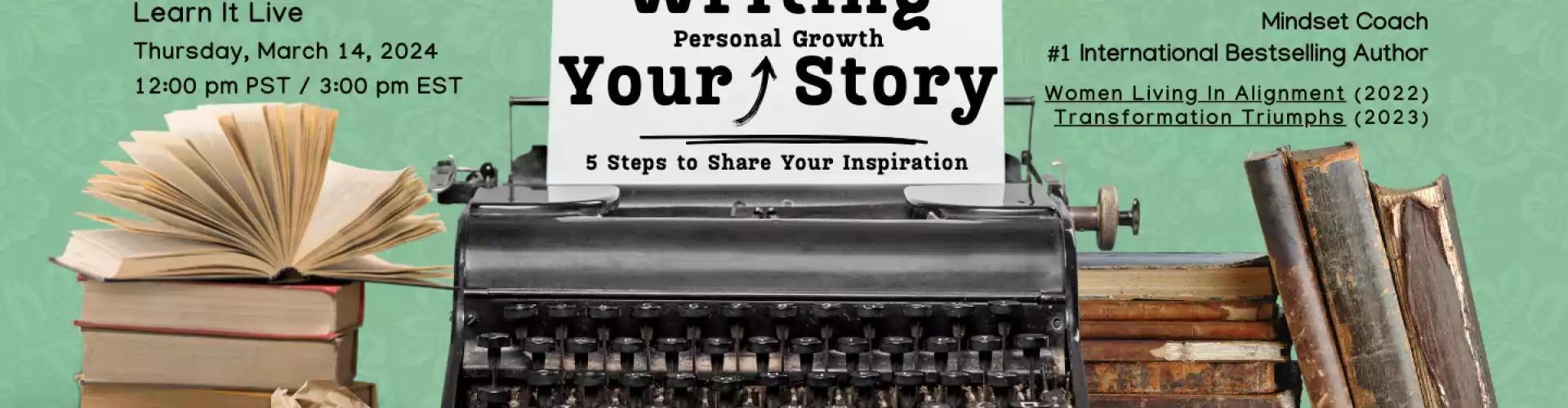 Writing Your Personal Growth Story - Online Class by Jamie Allen Bishop