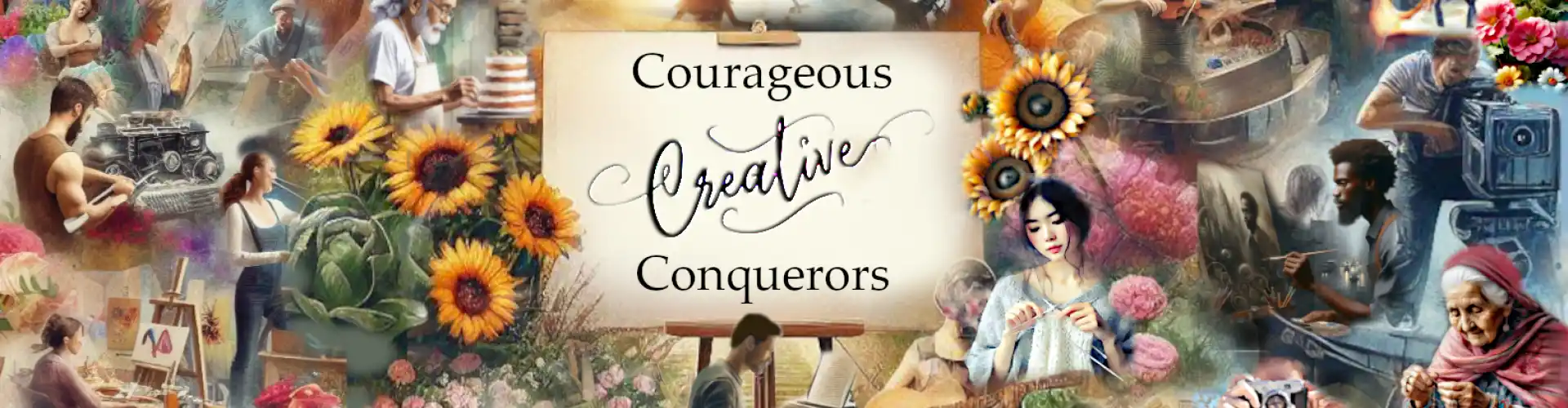 Courageous Creative Conquerors —Weekly Creative Community Call - Online Class by Jean Voice Dart