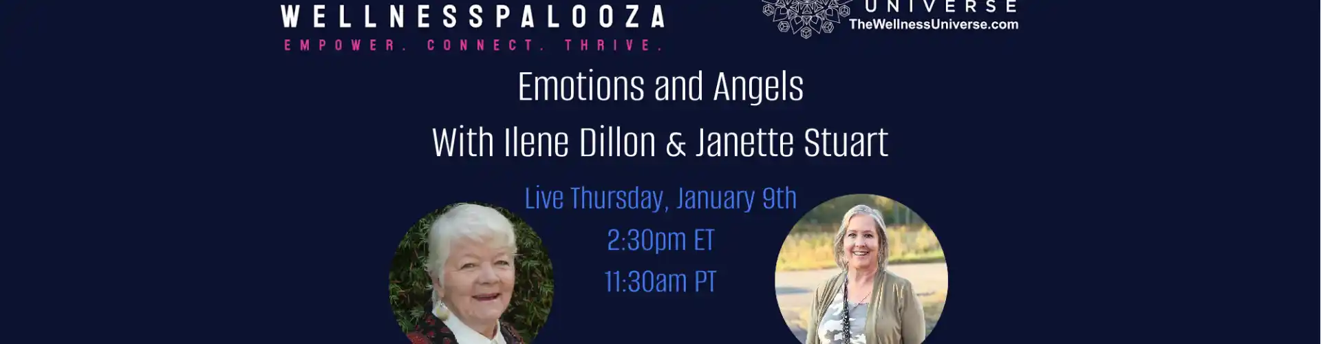 Wellnesspalooza 2025 Emosi dan Malaikat dengan Ilene Dillon & Janette Stuart